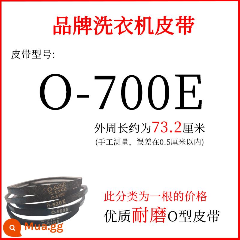 Dây đai máy giặt đa năng loại O hoàn toàn tự động bán tự động phụ kiện máy giặt băng tải tam giác chịu mài mòn động cơ băng tải - Huỳnh quang màu xanh lá cây O-700E