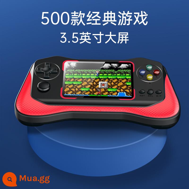 [Cảm thấy tốt] Máy chơi game cầm tay hoài cổ mới sup thời thơ ấu cổ điển máy chơi game cầm tay cổ điển Tetris super PSP Mary mini FC nhỏ Máy chơi game cầm tay đôi - Model đơn màu đỏ + cáp AV 3m [Màn hình ngang 3,5 inch 500 trong một]