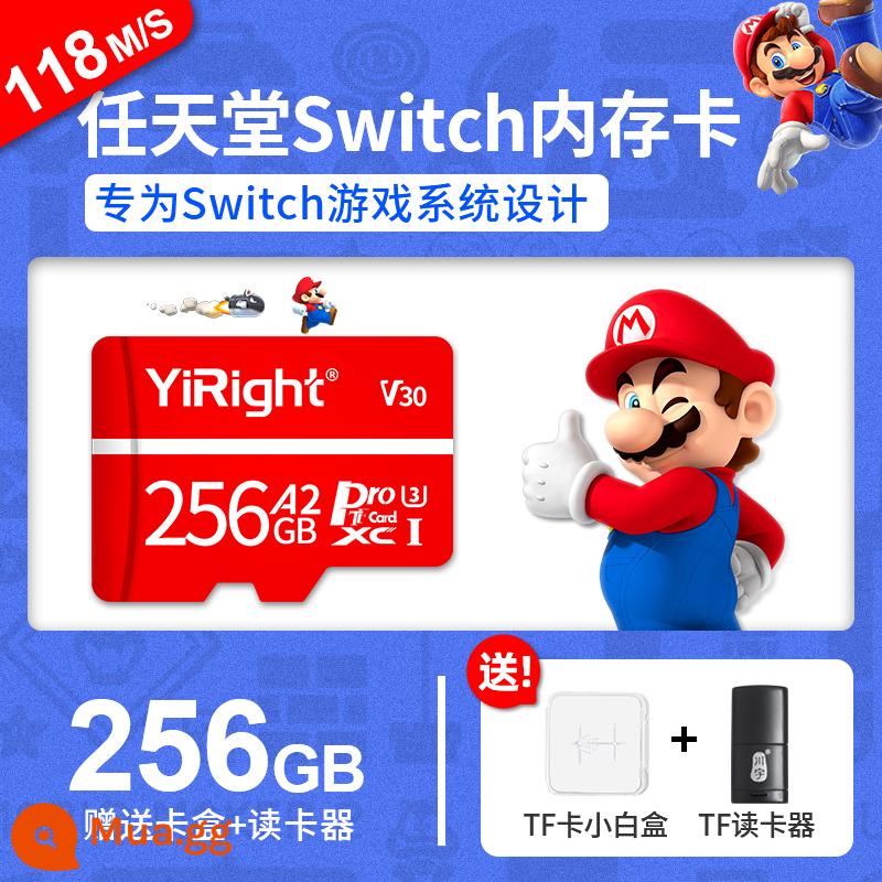 [Chính hãng chính thức] Bộ nhớ Nintendo switch thẻ sd 128G máy trò chơi thẻ micro sd tốc độ cao thẻ nhớ lite mở rộng 3ds thẻ tf chuyên dụng thẻ nhớ thẻ sd - Thẻ tốc độ cao Nintendo Switch [②⑤⑥G]+ (gửi hộp + đầu đọc thẻ màu trắng tinh tế)