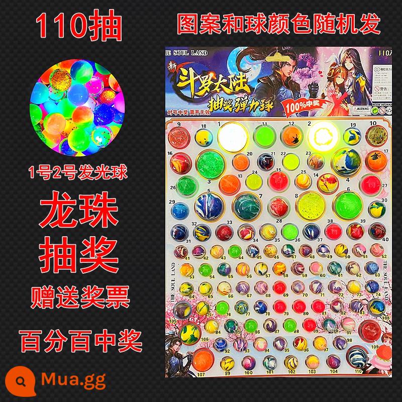 Nhảy Bóng Xổ Số Dragon Ball Lỗ Xé Giấy Dragon Ball Awakening Đồ Chơi Trẻ Em Phát Sáng Ban Đêm Số 1 - 110 lần rút thăm [trong đó có 2 quả bóng dạ quang lớn]