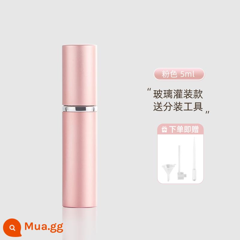 Nước hoa đóng chai đáy rót cao cấp xách tay dùng thử bộ đầu xịt chai rỗng bơm thẳng chai 10ml - Mẫu chiết rót bằng thủy tinh Sakura Powder 5ML