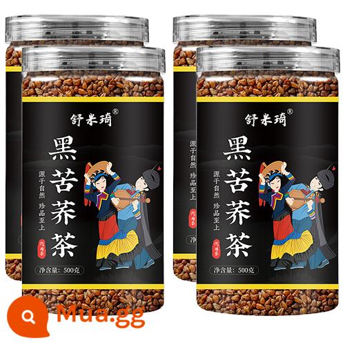 Black Bitter kiều mạch bánh kiều mạch trà Damai BARAI BARLITE TICHUAN DALIANGSHAN - Mua 1 gói 4 cái (kiều mạch đen tartary 500gx4 lon) có giá hời