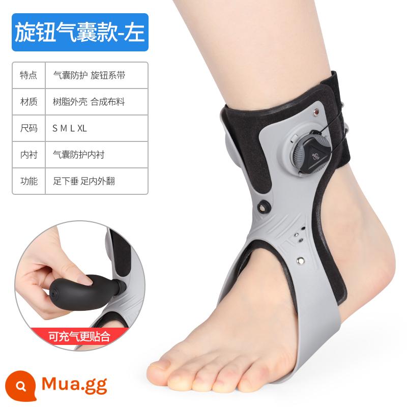 Crown Love Foot Foot Chống bảo vệ Symble Puzzle Gleeter Huấn luyện Thiết bị chân Chân chính xác Con lăn cuộn đúng - Mẫu túi khí nâng cấp màu xám núm [Chân trái]