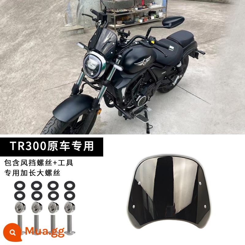 Thích hợp cho đầu máy Haojue TR300 Honda CBF190tr/SS Cub 2500 kính chắn gió nhỏ ánh sáng tròn retro sửa đổi - Đèn phòng khách xe ô tô nguyên bản/kính chắn gió TR300 phải được sử dụng riêng cho đèn phòng khách ô tô nguyên bản