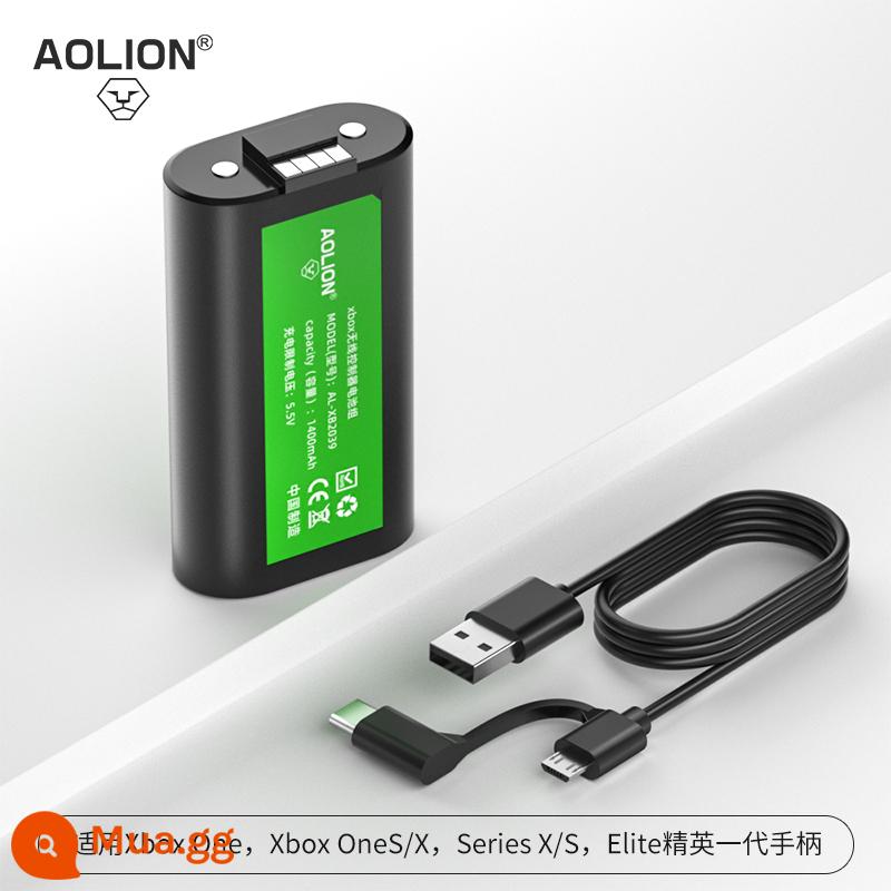 Pin lithium của bộ điều khiển Xbox AOLION phù hợp với bộ điều khiển gốc của Microsoft seriesx/s bộ sạc XSX XSS Elite Elite thế hệ bộ sạc đồng bộ - Bộ pin lithium có thể sạc lại cho bộ điều khiển Xbox