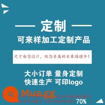 Ngoài trời đá nước rèm tường nước chảy màn hình sân vườn non bộ đài phun nước thác ao cá nền tường hiên nhà trang trí trang trí - kích thước tùy chỉnh màu đen