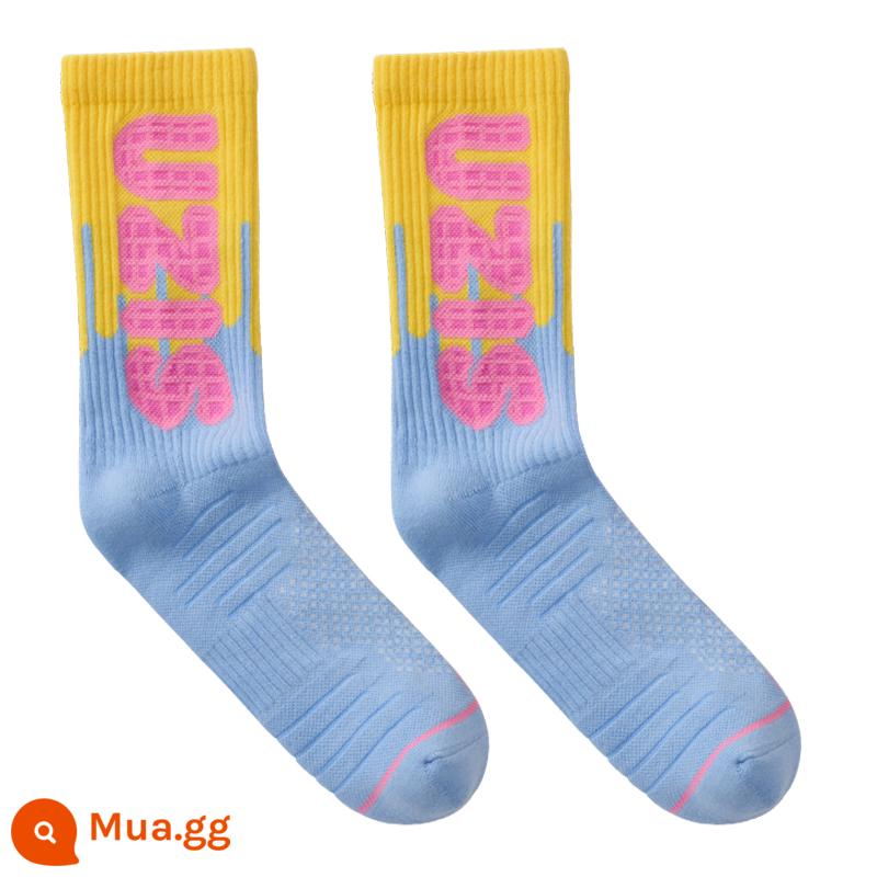 ACE toàn diện Uzis Basketball SOCKS CAO CẤP CHIA SẺ GIÁ TRỊ MENCOLOR MÀU SẮC MÀU SẮC [ICE CREAM] - Đầy màu sắc