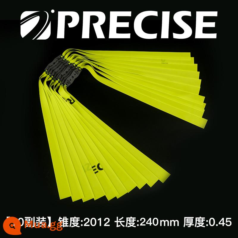 Presas thế hệ thứ ba dây cao su phẳng dày lên dữ dội dây cao su giá cao rộng dây cao su 10 bộ mùa đông chất chống đông - Côn 0.5 in 220 2012 [10 đôi]