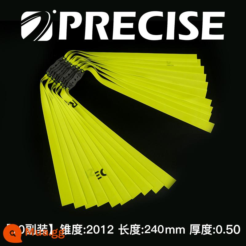 Presas thế hệ thứ ba dây cao su phẳng dày lên dữ dội dây cao su giá cao rộng dây cao su 10 bộ mùa đông chất chống đông - Dài 0.5 côn 240 2012 [10 đôi]