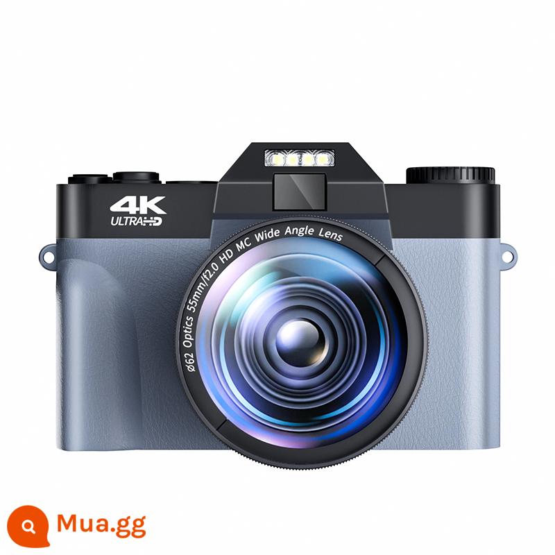 Máy ảnh KOMERY 4k HD cổ điển máy ảnh kỹ thuật số một mắt lọc góc rộng micro-máy ảnh một mắt dành cho học sinh cấp nhập cảnh máy ảnh - Tiêu chuẩn màu xanh nhạt (không có ống kính bên ngoài)