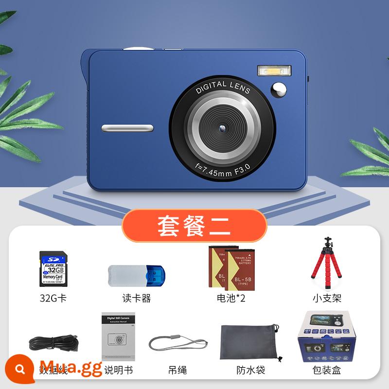 học sinh komery máy ảnh kỹ thuật số gia đình độ phân giải cao 56 triệu pixel hoàn toàn mới với camera selfie quay video du lịch - Tiêu chuẩn xanh + gói hai