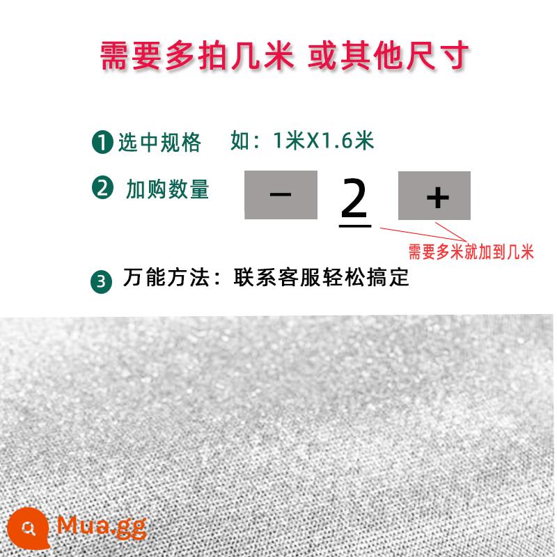 [Không có cuộc gọi điện thoại] Quần áo chống bức xạ quần áo bà bầu vải bạc chất liệu sợi bạc vải che chắn nhiễu tín hiệu sóng điện từ - Mua số lượng nhiều hơn hoặc liên hệ với dịch vụ khách hàng