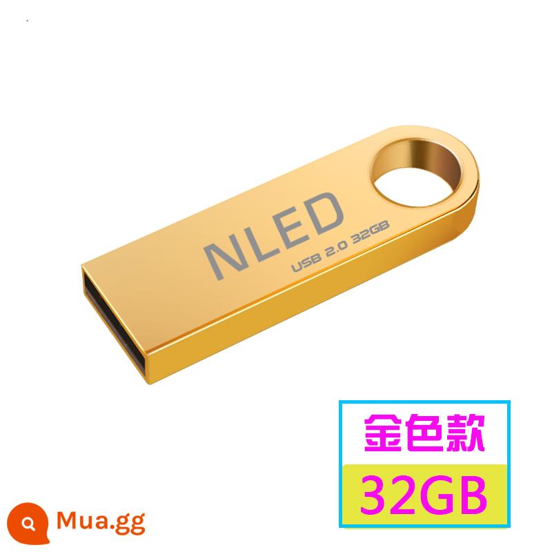 Ổ đĩa flash đấu thầu dung lượng nhỏ 128m 256M 512M 1G2g4g 8g 16gb Ổ đĩa flash USB chữ logo tùy chỉnh - 32[GB] vàng giao ngay