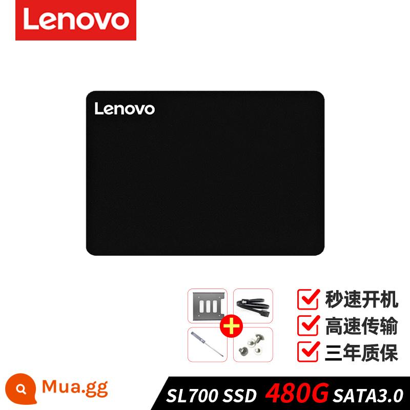 Ổ cứng thể rắn Lenovo 120G 240G 256G SSD máy tính để bàn máy tính xách tay giao diện SATA 512g 1t - [480G]+Phụ kiện máy tính để bàn