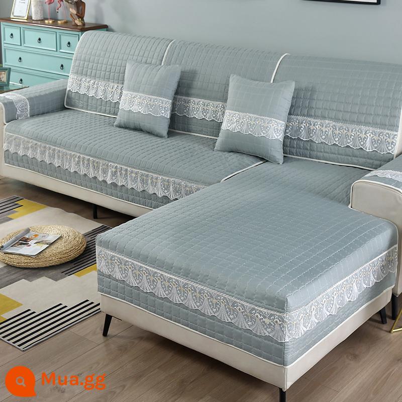 Ưu đãi đặc biệt và miễn phí vận chuyển đệm, đệm sofa, vỏ sofa, vỏ bọc chống trượt đa năng cho tất cả các mùa, đệm trọn gói đơn giản, đệm chống mài mòn - Màu xám yên tĩnh