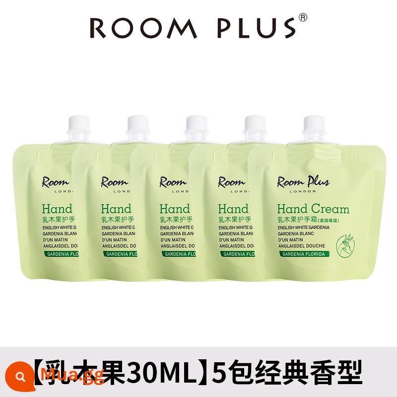 roomplus kem tay dưỡng ẩm tác dụng lâu dài que nhỏ bao bì di động hoa cúc không nhờn xác thực cho phụ nữ và nam giới - 150ml [Shea Butter 30ml] 5 gói hương thơm cổ điển