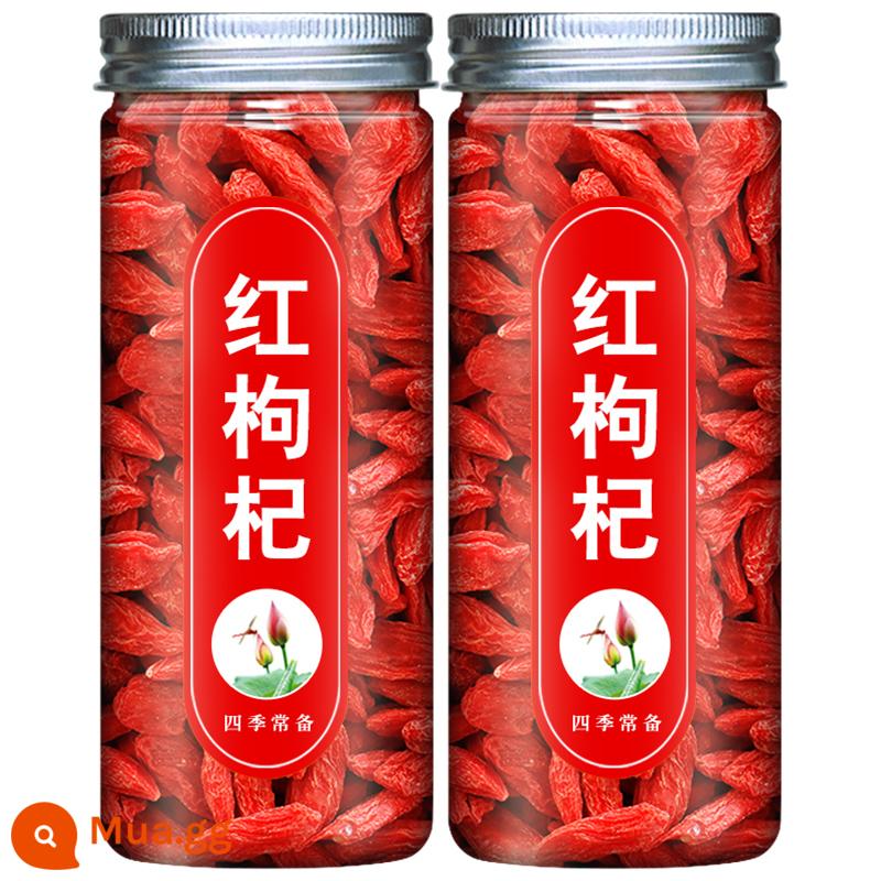 Goji berry dâu đen goji berry đỏ chà là trà Ninh Hạ xác thực cửa hàng flagship chính thức không cao cấp hoang dã bán buôn thận nam - Dâu tằm đỏ 150g × 2 lon