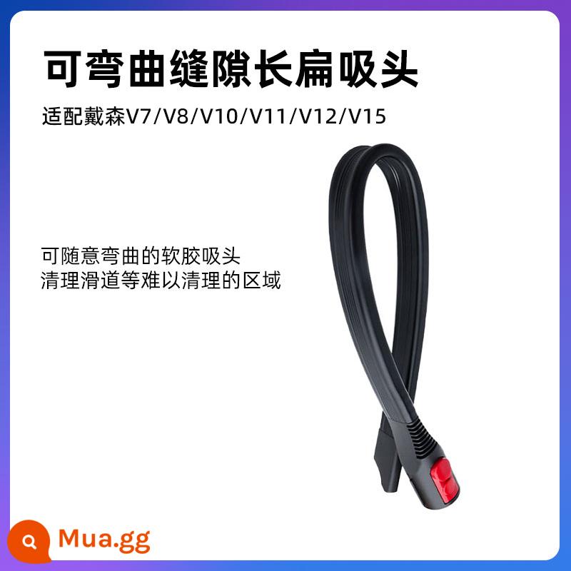 Thích hợp cho bộ lọc phụ kiện máy hút bụi Dyson Dyson bộ lọc phía trước và phía sau V6V7V8V10slimV11v12 - Đầu hút phẳng dài có khoảng cách linh hoạt