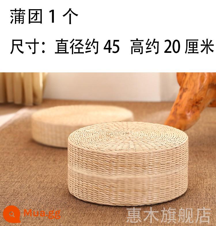 Bàn nhỏ cổ bằng gỗ nguyên khối bàn thấp kang bàn gấp bàn thấp Trung Quốc tatami bàn cà phê bàn ​​trà cửa sổ lồi bàn nhỏ - Futon đường kính 45cm cao 20cm