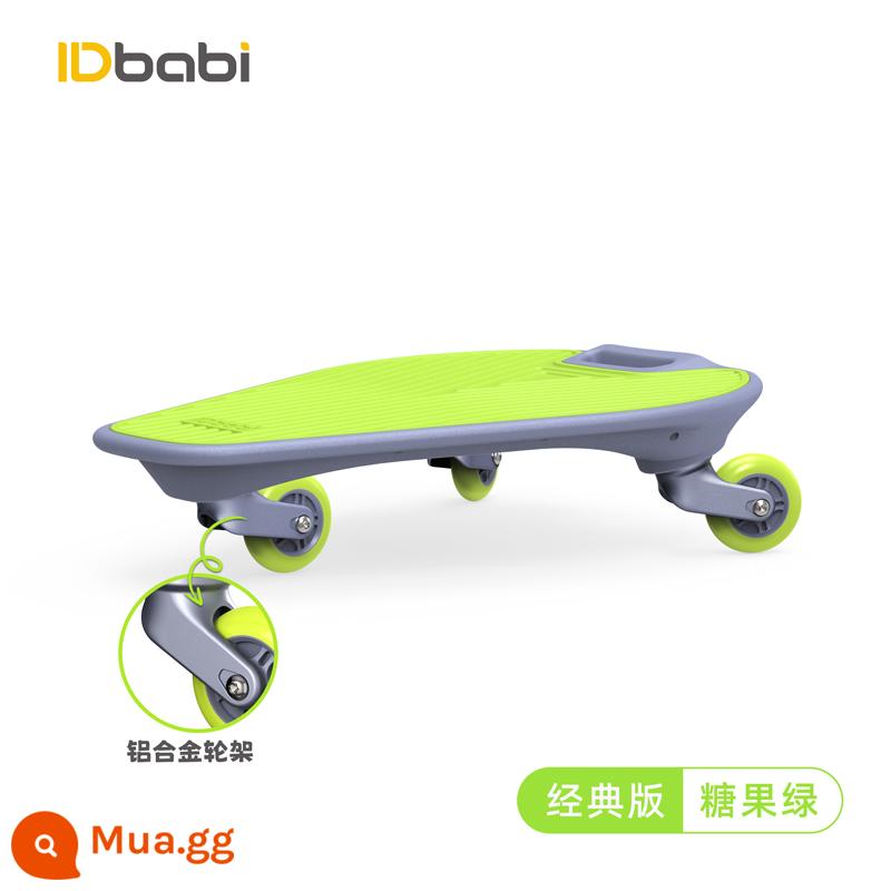 Idbabi Trẻ nhỏ Skateboard Người mới bắt đầu - Xanh huỳnh quang cổ điển-xanh kẹo