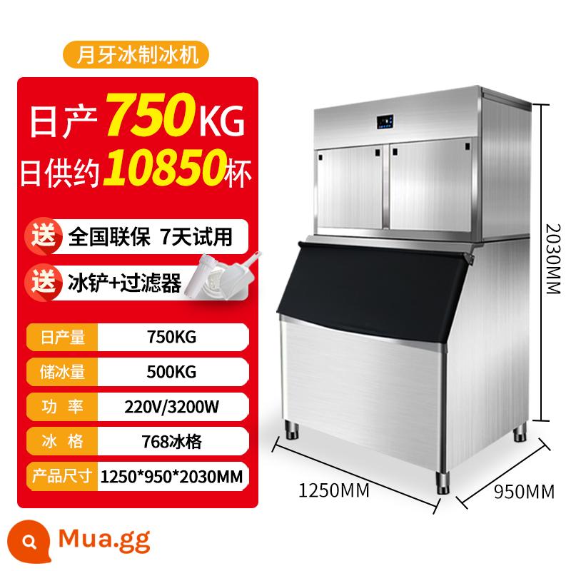 Máy làm đá hình trăng lưỡi liềm Esfry thương mại quy mô lớn 90-750 kg quán trà sữa máy làm đá viên tự động - Khay đá 768 2 đầu 750kg