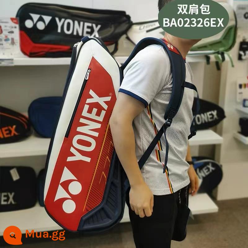 2022 Túi cầu lông mới Backpack có thể điều khiển bằng tay 6-9 Cài đặt Túi quần vợt nam giới có dung lượng lớn nam và nữ phiên bản Hàn Quốc Phiên bản Hàn Quốc - 02326 Giày, Túi và Tất Trắng Saffron Free