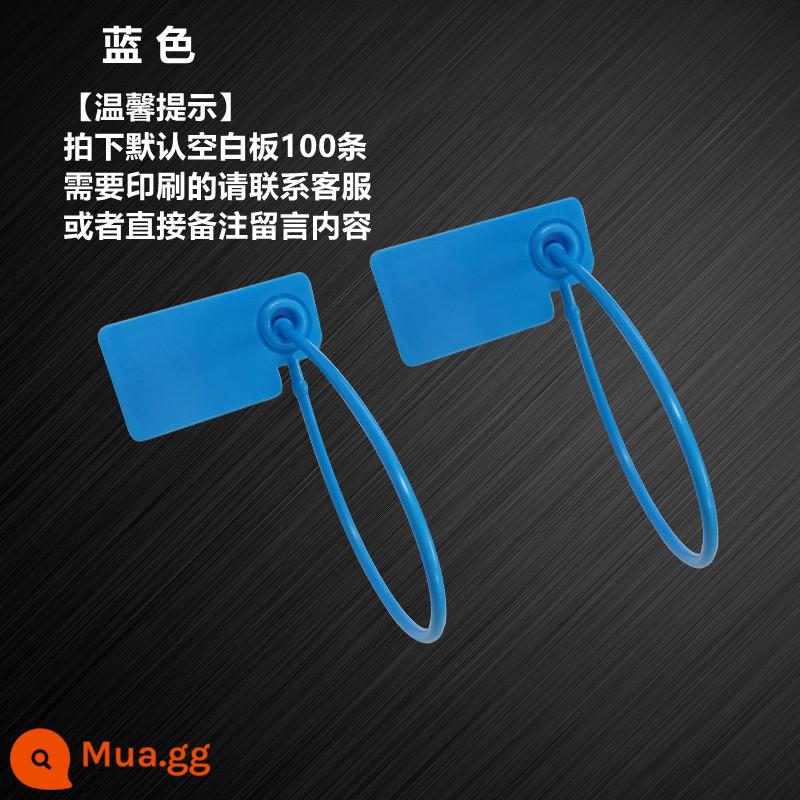 Quần áo chống túi nhựa túi nhựa túi cho chuỗi cửa dùng một lần khóa quần áo tùy chỉnh khóa chống lại khóa chống lại khóa - 170 màu xanh 100 sản phẩm/món