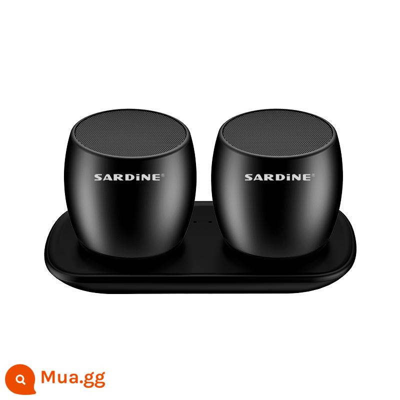 SARDINE stereo không dây Bluetooth loa nhỏ loa siêu trầm mini âm thanh vòm 3d nhỏ âm thanh chất lượng cao - F1 Xingyao Black★ Âm thanh nổi hộp đôi