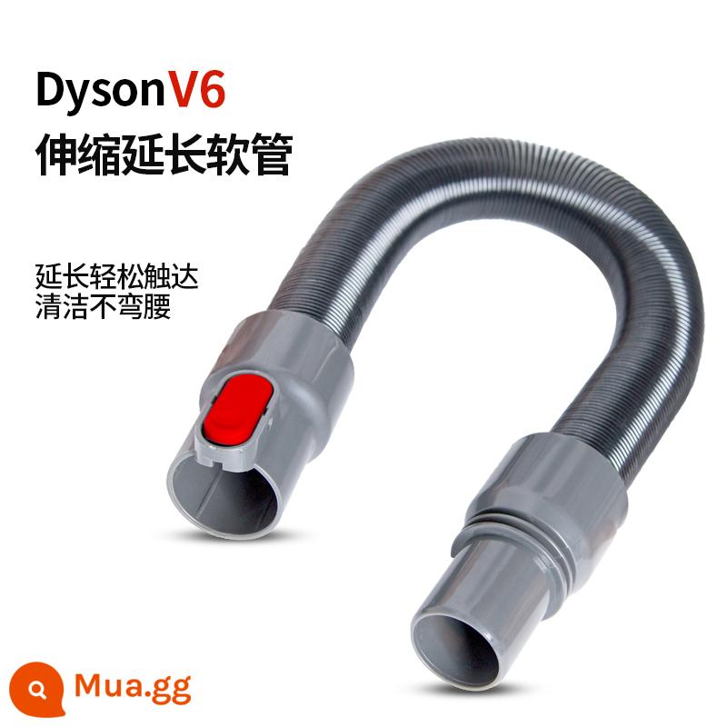 Thích hợp cho phụ kiện máy hút bụi Dyson V6V7V8V10V11V15/G5 khoảng cách đầu hút phẳng nệm rộng đầu bàn chải lông mềm - Ống mở rộng dòng V6