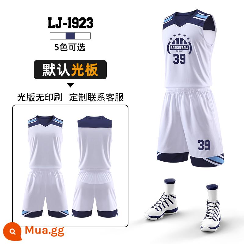 Đồng phục bóng rổ phù hợp với nam tùy chỉnh Jersey của phụ nữ Mỹ in áo huấn luyện mùa hè áo đồng phục trò chơi tùy chỉnh đồng phục đội - 1923 trắng [tùy chỉnh bảng trống]