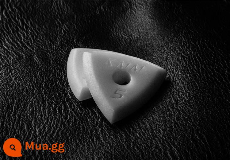 Shengshi Nhạc Cụ KMM Kangmaomao Chữ Ký 5.0mm Di Tích Tương Lai Maoshen Plectrum Đàn Guitar Điện - đục lỗ 5.0MM