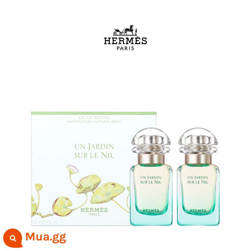 [Quà tặng năm mới, khắc độ nét cao] Nước hoa Hermes Hermès Nile Garden có hương thơm nhẹ nhàng lâu trôi và lưu hương lâu - [Gói chia sẻ] Nước hoa Hermès Nile Garden 30ml*2 Gói kết hợp