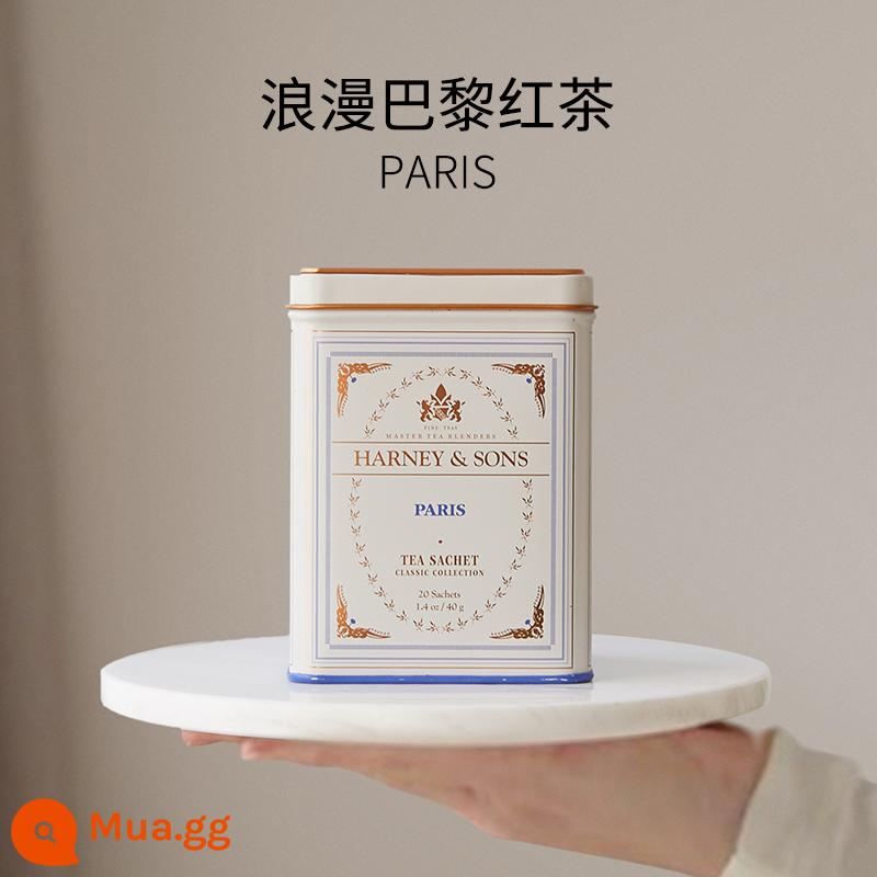 HarneySons Hani Sangers Paris Lãng Mạn Trà Đen Nuôi Dưỡng Trà Đen Bá Tước Trà Đen Túi Trà Trà Đen Anh 20 Gói - Trà đen Paris lãng mạn (trà đen, nho đen, gia vị vani, dầu cam bergamot)