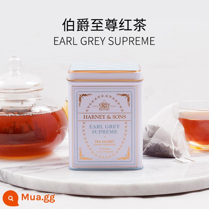 HarneySons Hani Sangers Paris Lãng Mạn Trà Đen Nuôi Dưỡng Trà Đen Bá Tước Trà Đen Túi Trà Trà Đen Anh 20 Gói - Trà Earl Grey (trà đen, dầu cam bergamot)