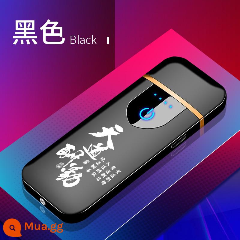 Lưới màu đỏ mở nắp ngay bật lửa sạc chống gió cá tính sáng tạo tùy chỉnh chữ usb bật lửa gửi bạn trai triều - Chúa ban thưởng cho công việc