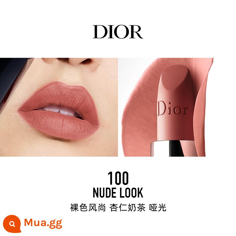 [Chữ độ nét cao] Son môi vàng xanh Dior Dior Lieyan màu mới #735#999#720 nhung - Trà Sữa Hạnh Nhân Thời Trang 100 Màu Matte