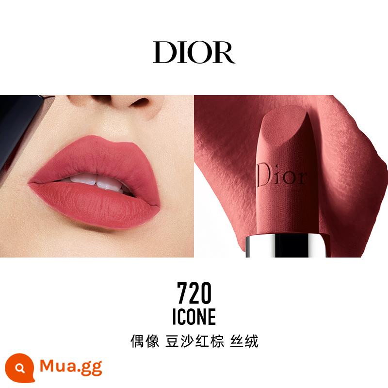 [Chữ độ nét cao] Son môi vàng xanh Dior Dior Lieyan màu mới #735#999#720 nhung - [Cùng phong cách với Reba] 720 Idol nhân đậu đỏ nhung