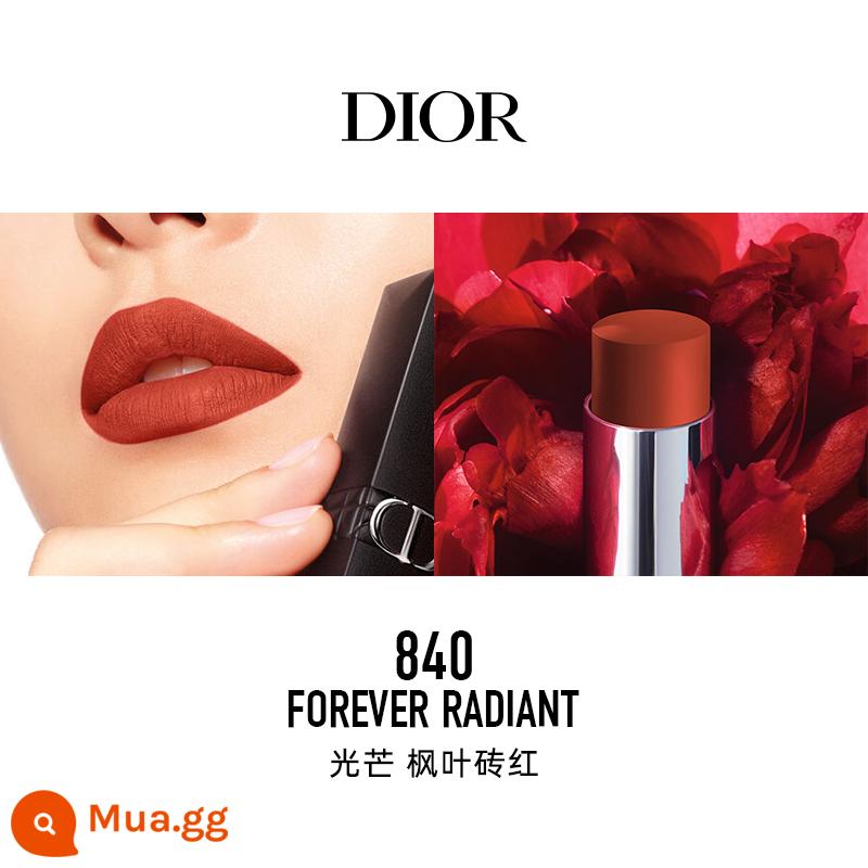 [Quà tặng năm mới] Dior Dior Lieyan Blue Star Lock Color Lip Glaze 999 626 720 Makeup Lipstick - [Son]840 Lá Phong Đỏ Gạch