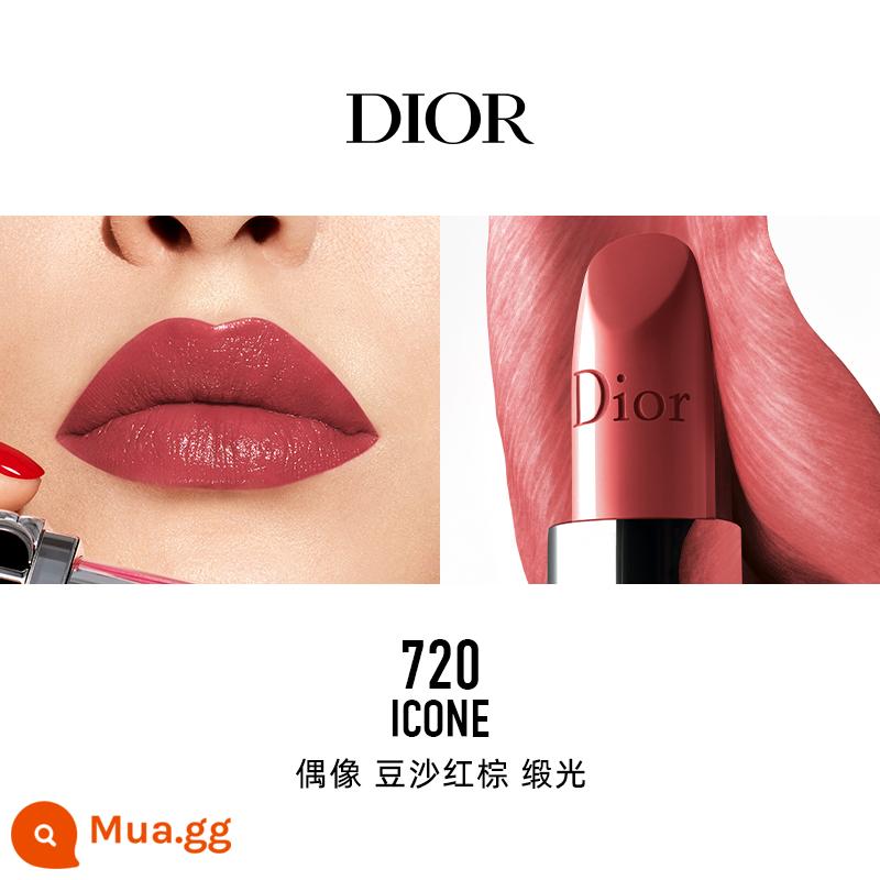 [Chữ độ nét cao] Son môi vàng xanh Dior Dior Lieyan màu mới #735#999#720 nhung - [Phong cách giống Reba] 720 Idol Bột đậu đỏ satin