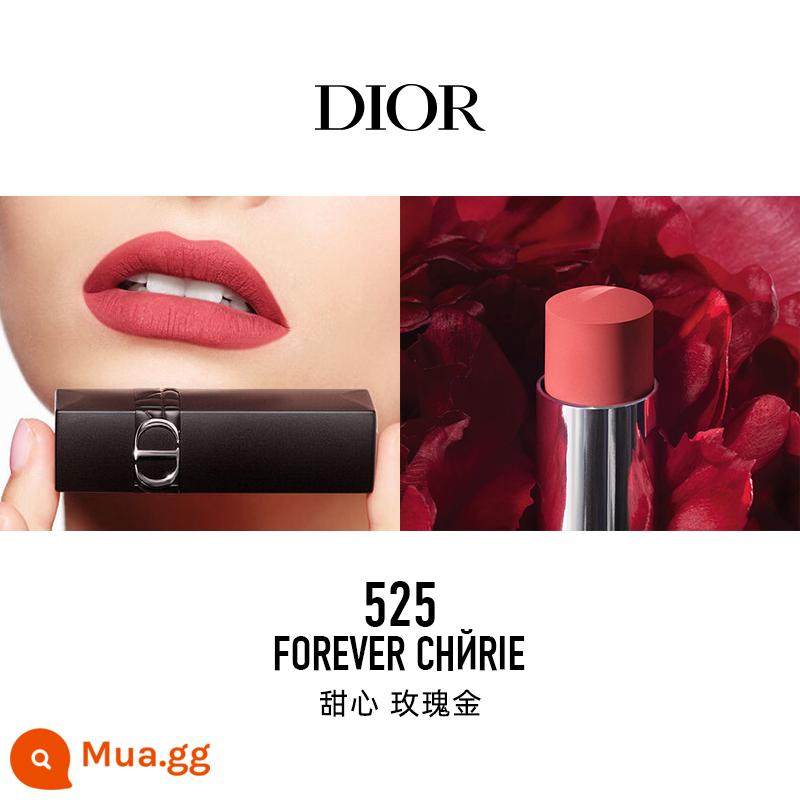 [Quà tặng năm mới] Dior Dior Lieyan Blue Star Lock Color Lip Glaze 999 626 720 Makeup Lipstick - [Son Màu Sao] 525 Sweetheart Rose Gold