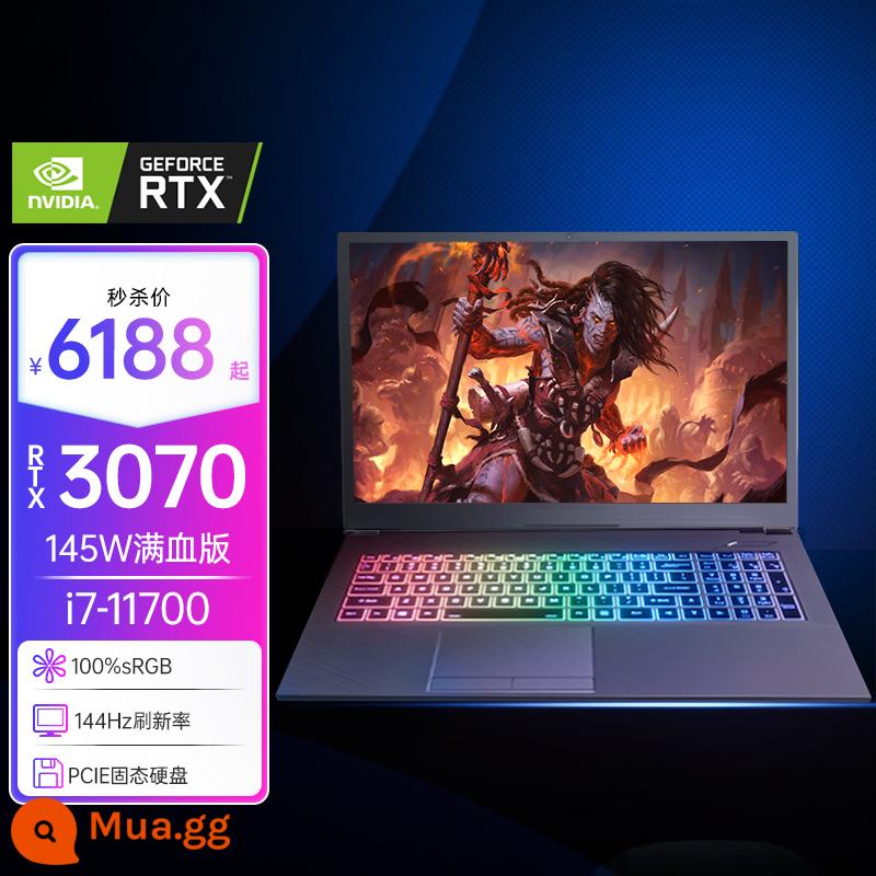 Bản full máu RTX3060 card đồ họa Nvidia 2022 máy tính xách tay chơi game Intel Core i5 mới 144Hz hiệu năng cao Card màn hình độc lập Ares 6G chơi game cấu hình cao thiết kế ăn gà dựng hình - [Toàn máu RTX3070] Ray tracing 8G + i7 thế hệ thứ 11 + tốc độ làm mới cao 144Hz