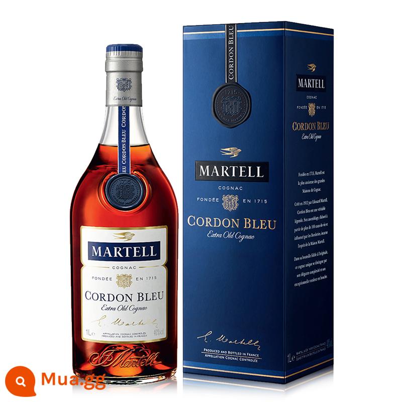 Martell Rượu Martell Cordon Bleu 1000ml Rượu Brandy Cognac Pháp Nước Ngoài Chai Nguyên Hộp Hộp Quà Nhập Khẩu - 1000ml