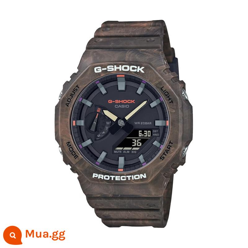 Đồng hồ CASIO Farm Oak G-SHOCK Nam sợi carbon hình bát giác GA-2100-1A1/2110ET-8A - GA-2100FR-5A