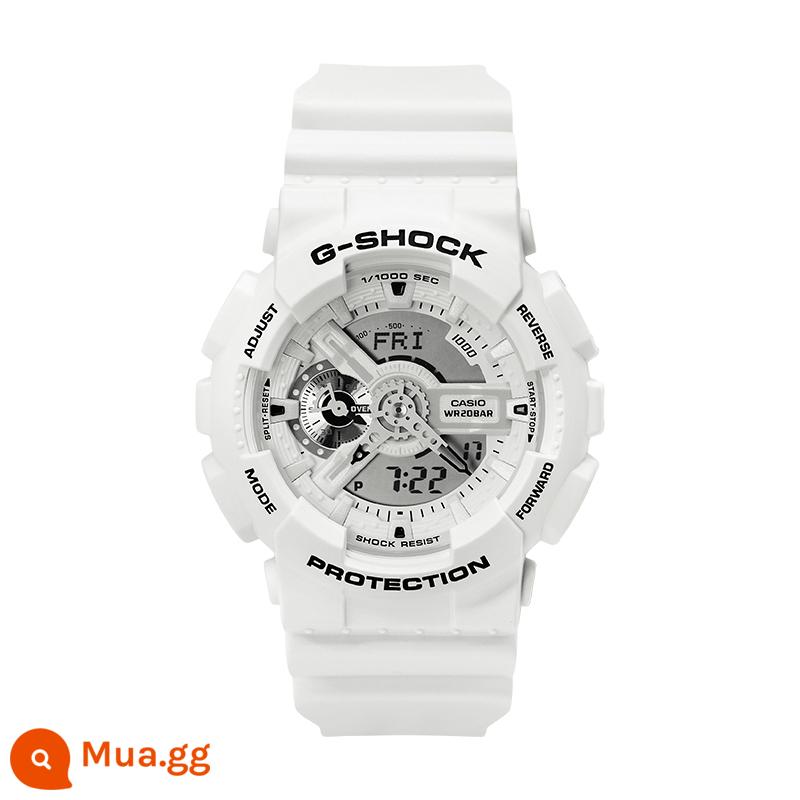 Đồng hồ CASIO nam g-shock vàng đen g-shock Wukong Heart of Darkness thể thao chống nước và chống sốc GA-110GB-1A - Chiến binh trắng GA-110MW-7A