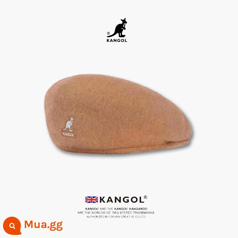 [Chính hãng chính thức] Mũ nồi kangaroo KANGOL Tropic 504 xu hướng thu đông nam nữ cùng kiểu mũ len - Khaki White Label [Len] Giao hàng tận nơi