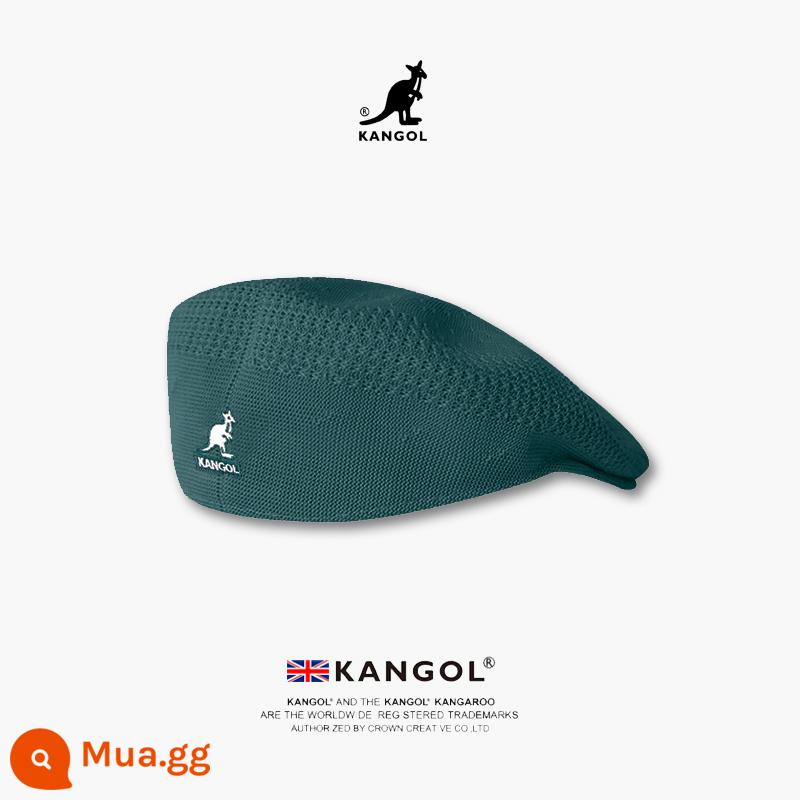 [Chính hãng chính thức] Mũ nồi kangaroo KANGOL Tropic 504 xu hướng thu đông nam nữ cùng kiểu mũ len - Tóc thẳng làm sẵn [lưới] màu xanh đậm