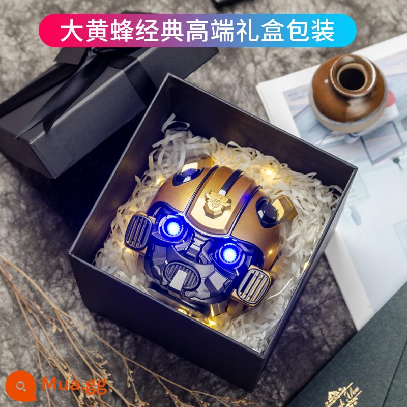 Bumblebee Bluetooth loa không dây âm thanh không dây di động mini hàng tháng Battium Battium Chất lượng âm thanh cao Khối lượng lớn - Bao bì hộp quà tặng cao cấp cổ điển Bumblebee