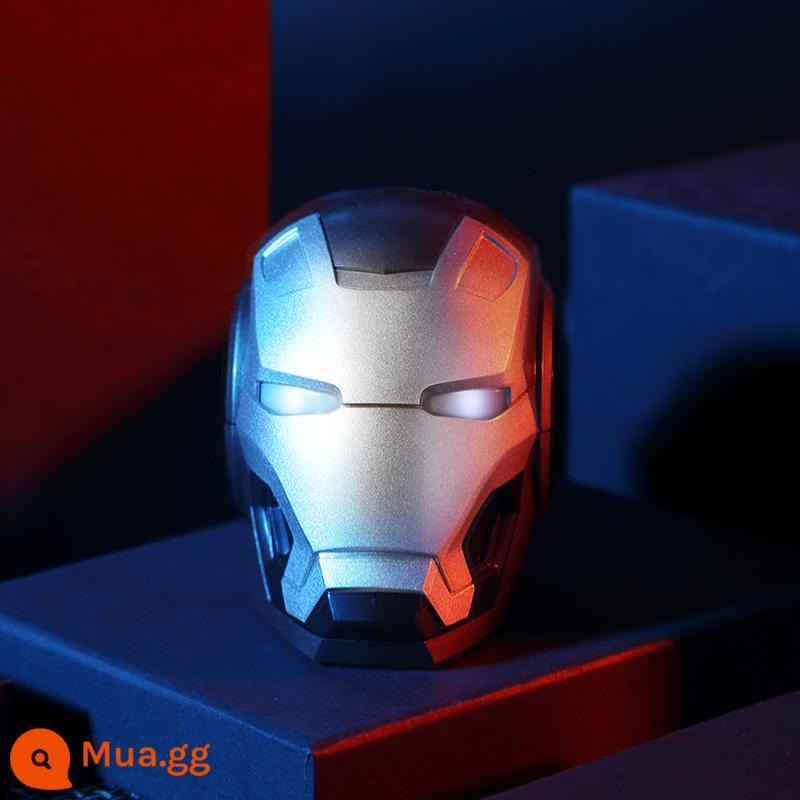 Bumblebee Bluetooth loa không dây âm thanh không dây di động mini hàng tháng Battium Battium Chất lượng âm thanh cao Khối lượng lớn - Iron Man Silver (không tương thích với máy tính)