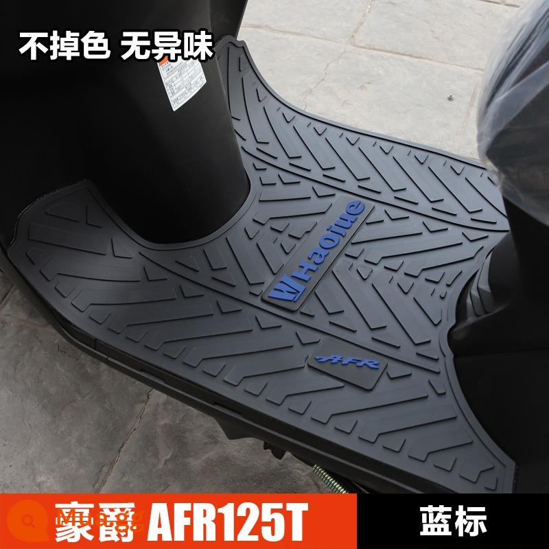 Haojue đầu máy xe lửa City Eagle AFR125 HJ125T-27 bàn đạp pad miếng đệm cao su foot pad sửa đổi phụ kiện - Nhãn AFR-Xanh