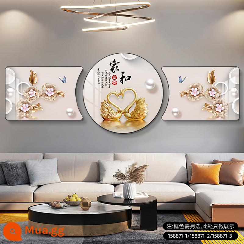 Sofa Nền Tranh Treo Tường Có Nghĩa Là Tốt Hiện Đại Đơn Giản Nhẹ Sang Trọng Triptych Mới Cao Cấp Khí Quyển Phòng Khách Tranh Trang Trí - nhà và mọi thứ